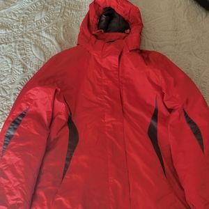 Faded Glory ladies L 12-14 winter coat with zip out lining